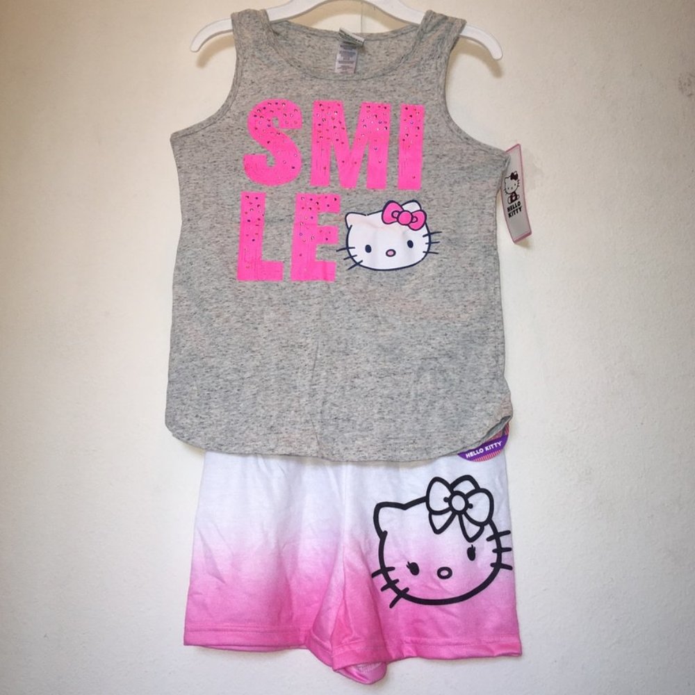 NEW! Hello Kitty Tank Top + Short Set by Sanrio